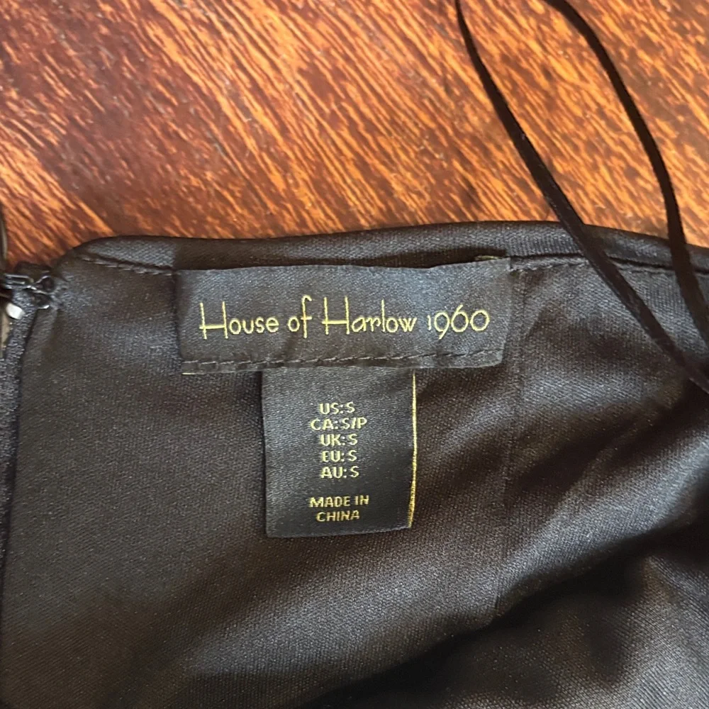 House of Harlow 1960 Black Sequin Two-Piece Maxi Dress - Picture 7 of 9